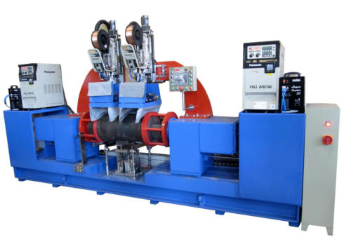 Double head circumferencial welding machine